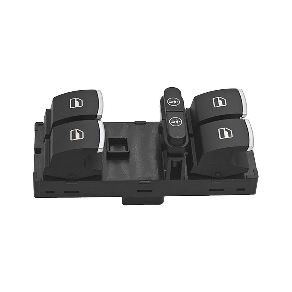 7P6959857: Compatible with Volkswagen Touareg and Sharan window regulator switch.