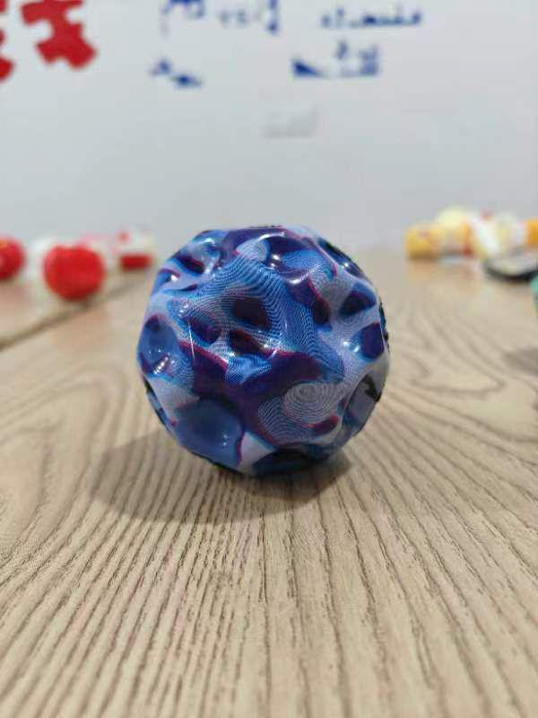 Balle Rebondissante Élastique Camouflage - Jouet Décompression Haute Élasticité pour Jeu Extérieur pour Garçons et Filles