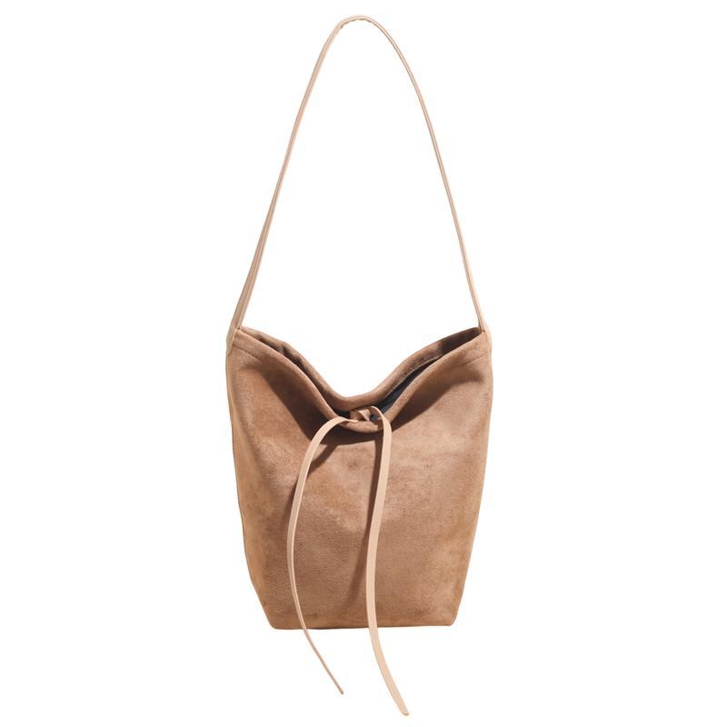 Solid Color Casual Bow Korean Version Fashion Matte Large Capacity Retro Tote Underarm Bag Women