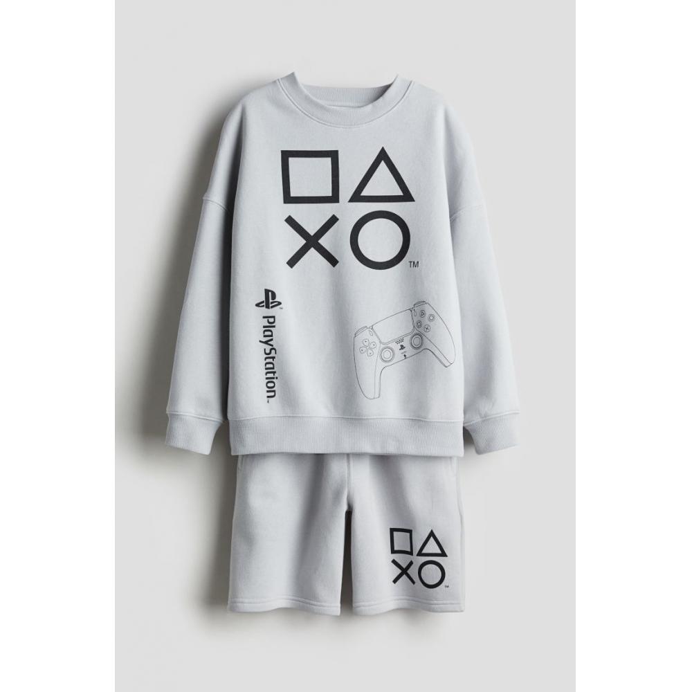 

Комплект из 2 предметов HM Sweat, светло-серый PlayStation