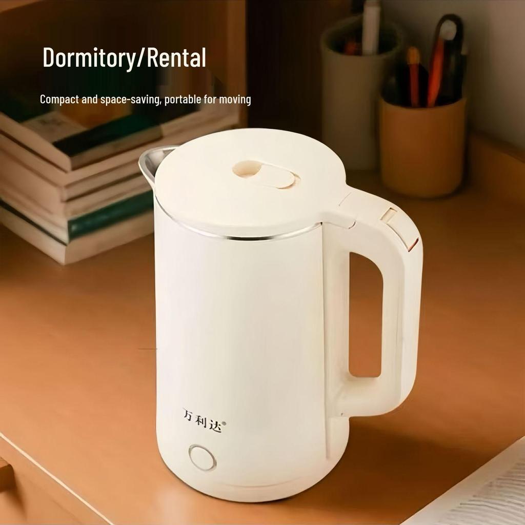 Flash Sale: Wanlida 1.8L Electric Stainless Steel Auto-Off Water Kettle - New Year Red