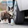 Hundeabwehrspray für Autoreifen, 100 ml, Anti-Hundeurin-Spray, Reifenspray, Autorad, No-Pee-Spray, verhindert das Pinkeln von Hunden, Abwehrmittel für