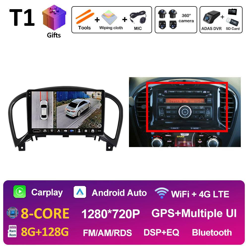 For Nissan Juke YF15 2010 2011 2012 2013 2014 Car Radio Multimedia Video Player Cooling Fan DSP Stereo GPS Navigation Autoradio