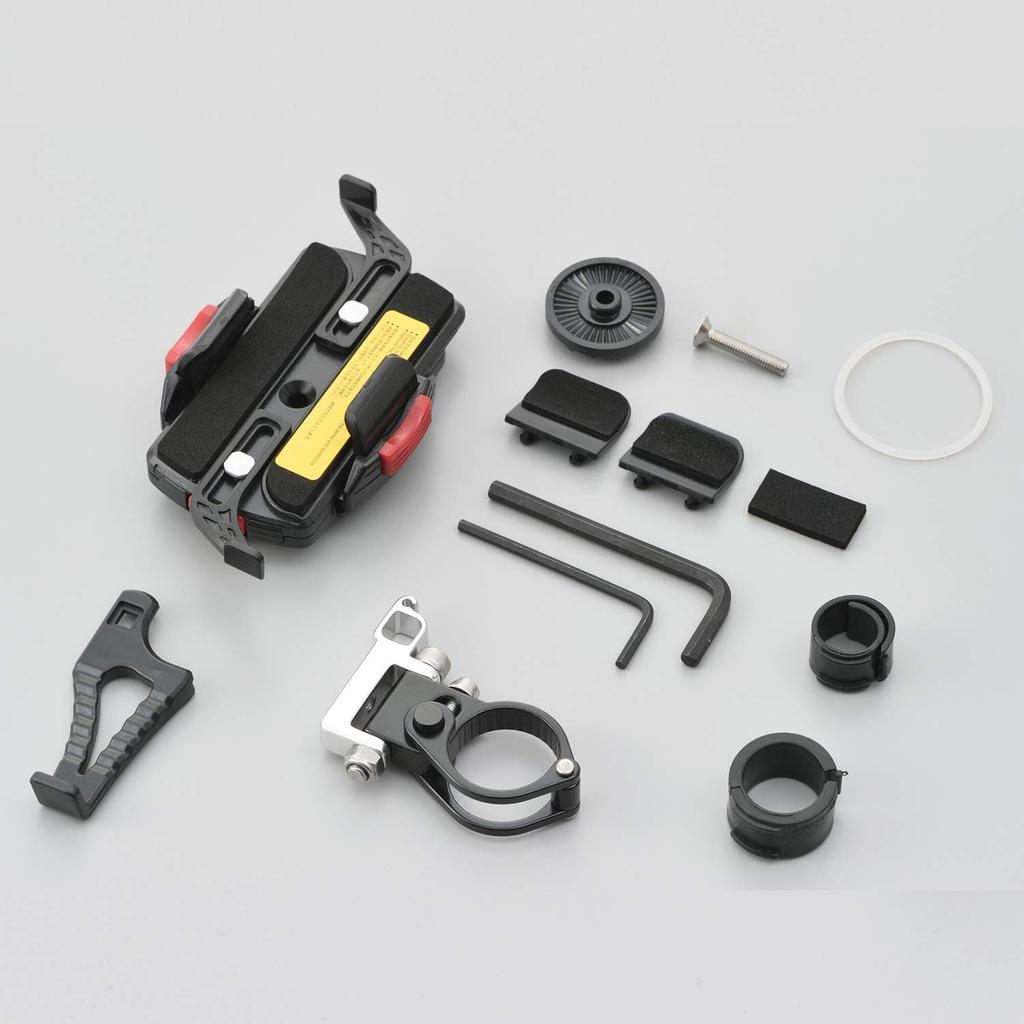 TANAX NAPOLEON Shark Mirror 6 – Black, Anti-Glare Wide-View Motorcycle Mirror (10 mm Bolts, Universal L/R)