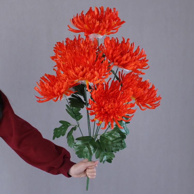Immortal flower marigold, simulated flower, chrysanthemum sacrifice, 7 simulated marigold flowers, fake flowers, dragon claw chrysanthemums