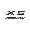 3D ABS Adhesive Black Letter Badges for Trunk Emblem Suitable for BMW X5 E53 E70 F15 G05 Models XDrive28i 30i D 35i 40i 48i 50i Zw6