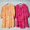 Export Export Fashion Original Customer-Supplied Fabric Rayon Print Pullover 3/4 Sleeve Shirt Plus Size Travel Photo