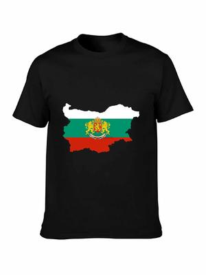 Bulgarian Map Flag Arms Bulgaria TShirt All Sizes