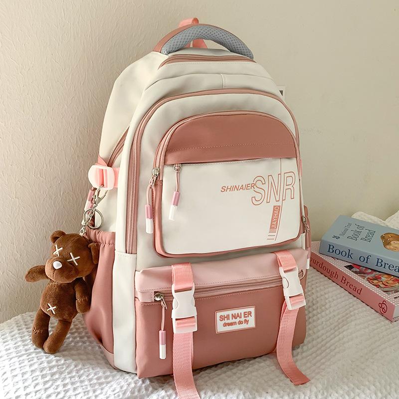 Schoolbag Children Elementary School Girls Junior High School Students Large Capacity Boys High School College Students Backpack