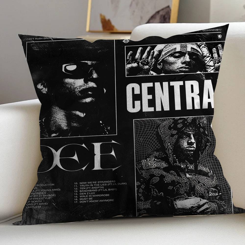 Singer Central Cee Personalized Pillow Dust Cover Bedroom Kids Party Decoration Pillowcase Birthday Children Gift