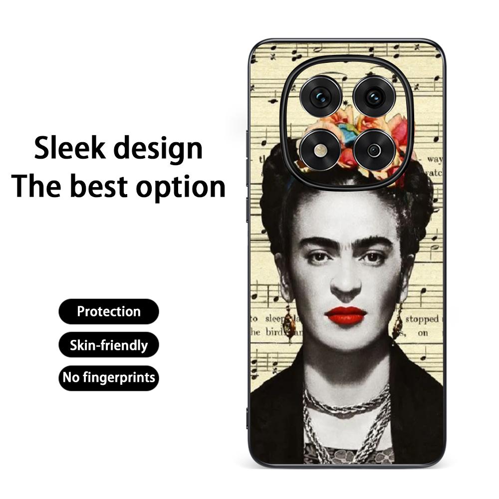 

Painting F-fri-daS art Kahlos pattern Phone Case For Redmi Note 14 13 12 11 Pro Plus S 5G 14C A3 Soft Black Phone Cover Redmi Note12 5G