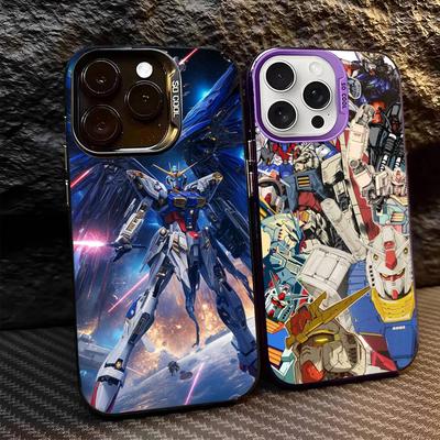 Etui na telefon z motywem Animation Sci-Fi G-GUNDAMES Dla IPhone 17 16 15 14 13 12 11 Pro MAX Plus Kolorowe Matowe Tylne Etui