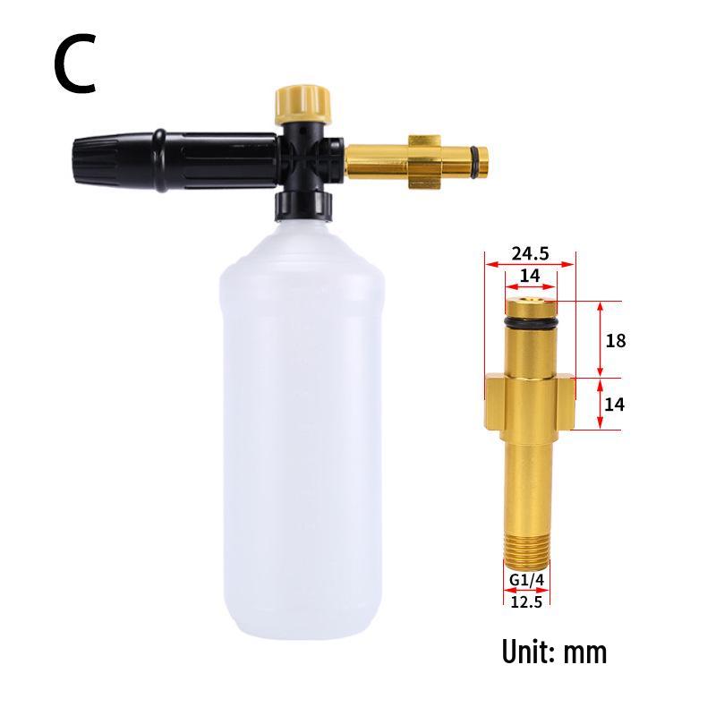 High Pressure Foam Sprayer Water Gun Nozzle for Home & Car Cleaning Machine