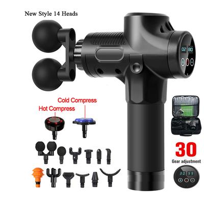 Pistola Massaggiante Professionale Con Testa A Compressa Calda E Fredda Elettrica Percussioni Pistola Fasciale Rilassamento Muscolare Dimagrante Modellante Fitness