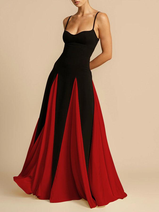 Women's clothing elegant fashion sexy nightclub trend off-the-shoulder splicing pendulum suspender dress women's evening dress