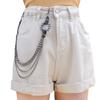 Trendy Crazy Hunter Spiked Pant Chain: Punk Rock Hip Hop Metal Waist Accessory for Men & Women