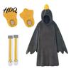 Goose Onesie Costume 1 Set Blanket Hoodie Unisex Cartoon Pajamas Set Oversized Soft Warm Adult Hooded Bodysuit with Yellow Beak Design Winter Party