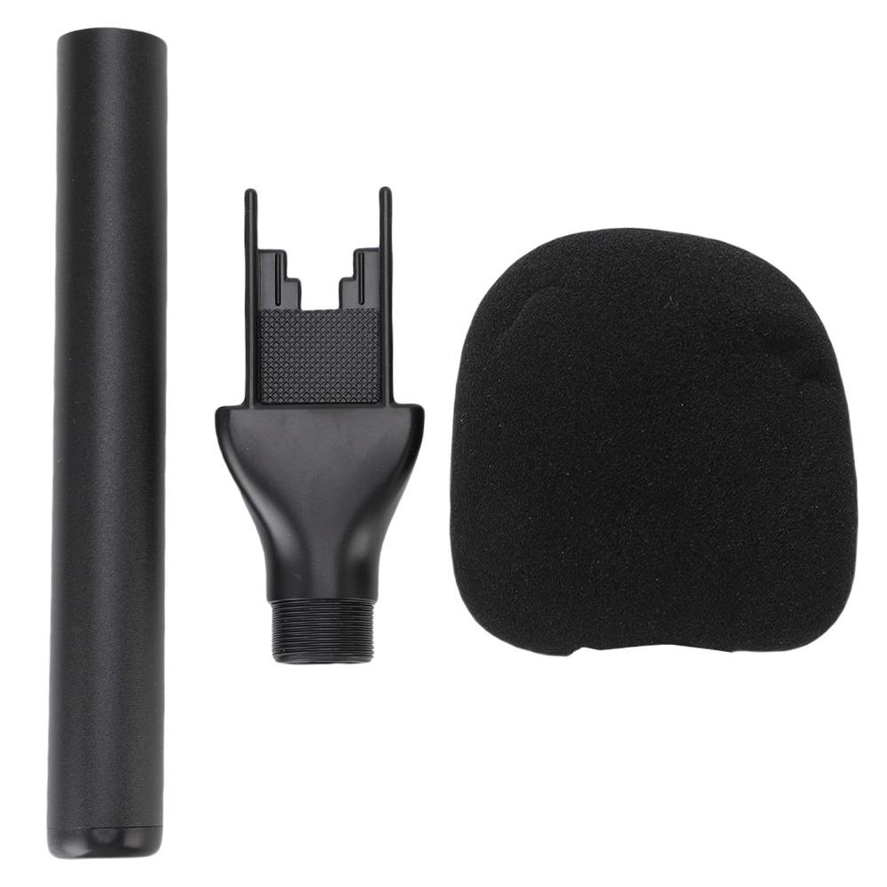With Foam Windscreen Wireless Microphone Handheld Stick for MIC 1 2 Video Reporting