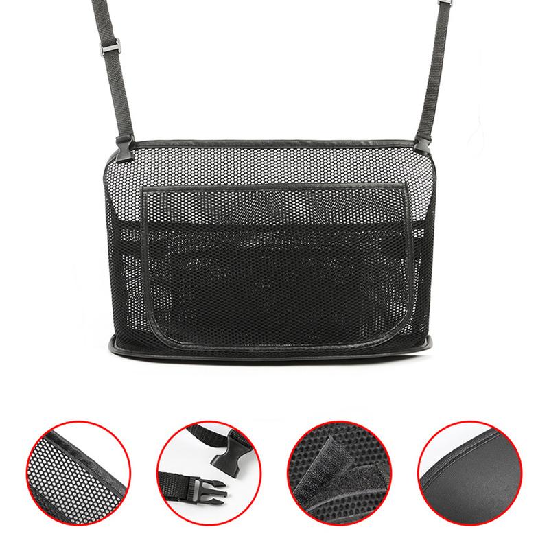 1pc Universal Car Seat Back Net Hanging Bag Car Storage Organizer Bag Car Large Capacity Organizer Bag Auto Interior Accessories