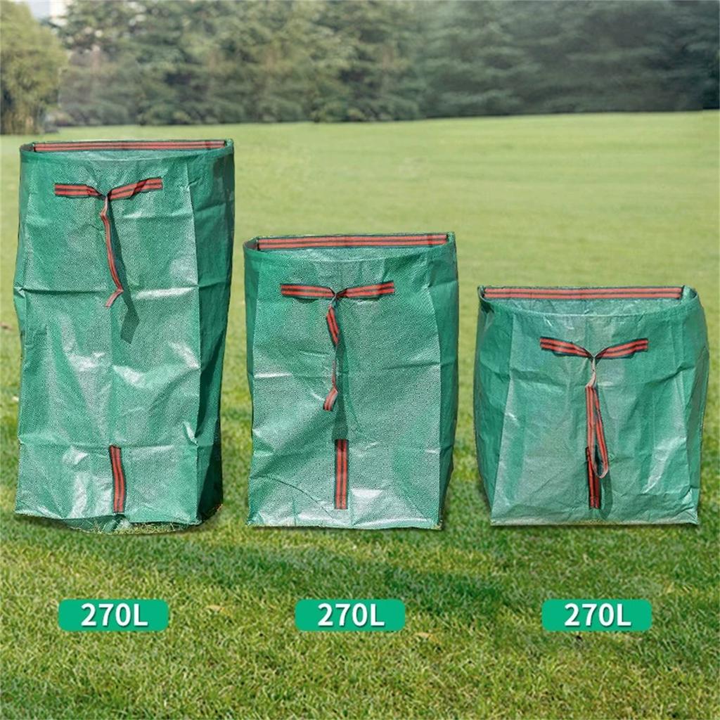 Garden Leaf & Garbage Collection Bag – Semi-Circular Dustpan Compatible, Leaf Storage and Outdoor Cleaning Bag