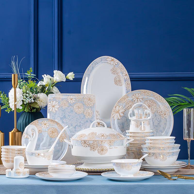 Jingdezhen 28 darabos skandináv kerámia étkészlet