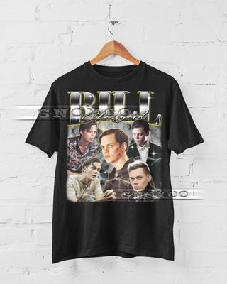 BILL SKARSGARD Vintage Shirt, Bill Skarsgard Homage Tshirt, Bill Skarsgard Fan Tees, Bill Skarsgard Retro 90s , Bill Skarsgard Merch #saf
