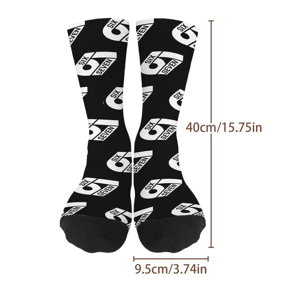 Breathable Football Socks Funny Long Lightweight Outdoor Soccer Socks Sports Fun Printed Boys Softball Socks for Kids Adults