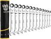 DEKOPRO Flex Ratchet Swivel Ratchet Combination Wrench Adjustable 72 Set Wrench, 8-22mm Set, Dual-Use Head, Angle, Gears, 13-Piece