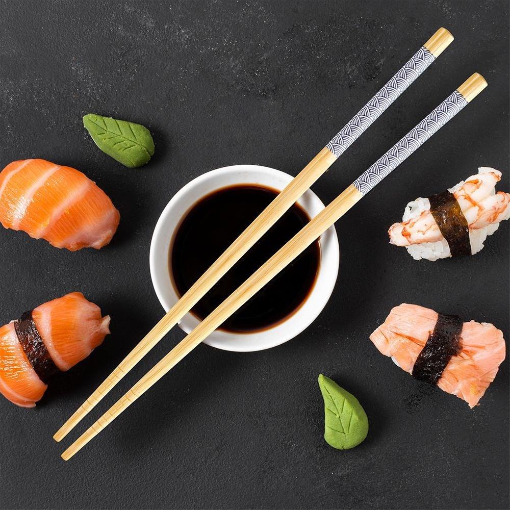 Bamboo sushi chopsticks 24 cm 8 pcs.