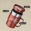 Coffee Mug With Lid and Handle 304 Stainless Steel Tea Milk Cup Double Wall Insulated Anti Scalding Drinking Cup Festival Gifts