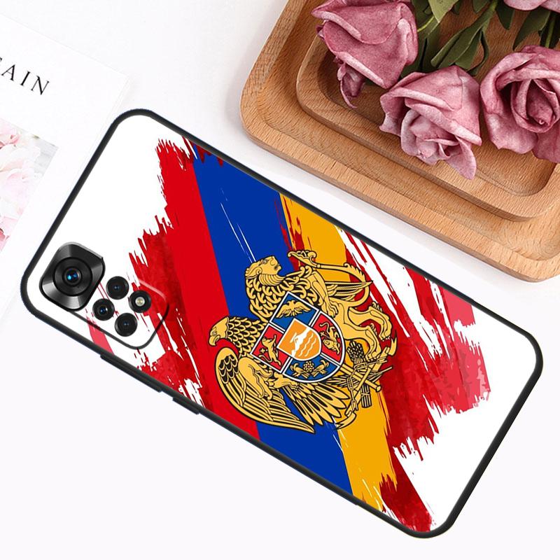 Armenia Armenian Flag Case For Xiaomi Redmi Note 14 12 11 9 10 13 Pro 9S 10S 11S 12S Redmi 13C 14C 10C 12C Cover