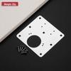 Stainless Steel Cabinet Door Hinge Repair Plate