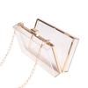 Transparent Acrylic Box Clutch Bag Chain Messenger Bag Women Evening Bags Handbag Chain Shoulder Bag Cosmetic Bag