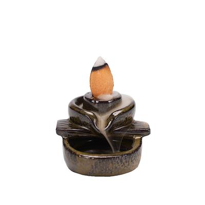 Waterfall Incense Burner Ceramic Incense Holder Handmade Creative Ceramic Backflow Incense Burner Decor Home Supplies