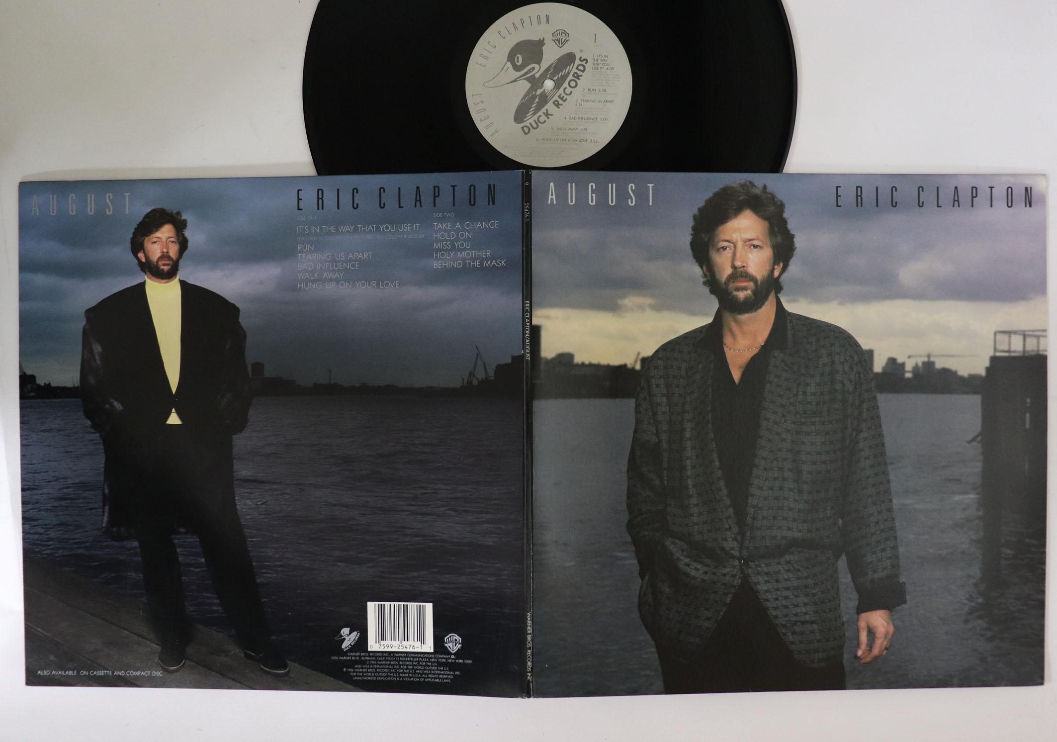 

LP Record ERIC CLAPTON - August 125476 DUCK 1986 US Rock Used