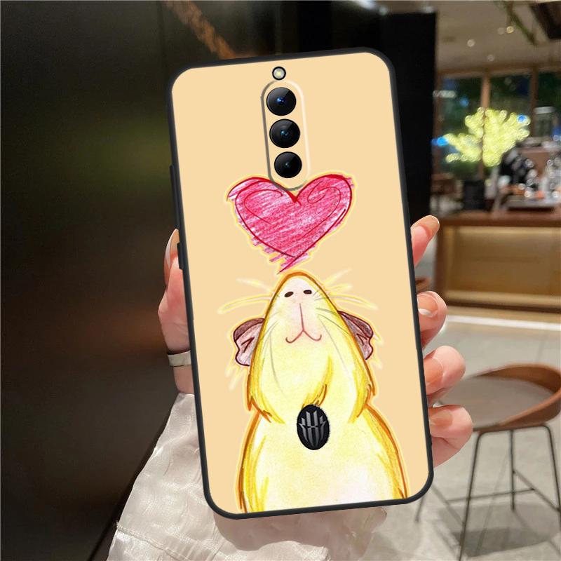 Cute Cartoon Guinea Pig Case For ZTE Nubia Red Magic 11 10 9 8 8S 9S 10S Pro Plus 6 7 6S 7S For RedMagic 10 Air Cover