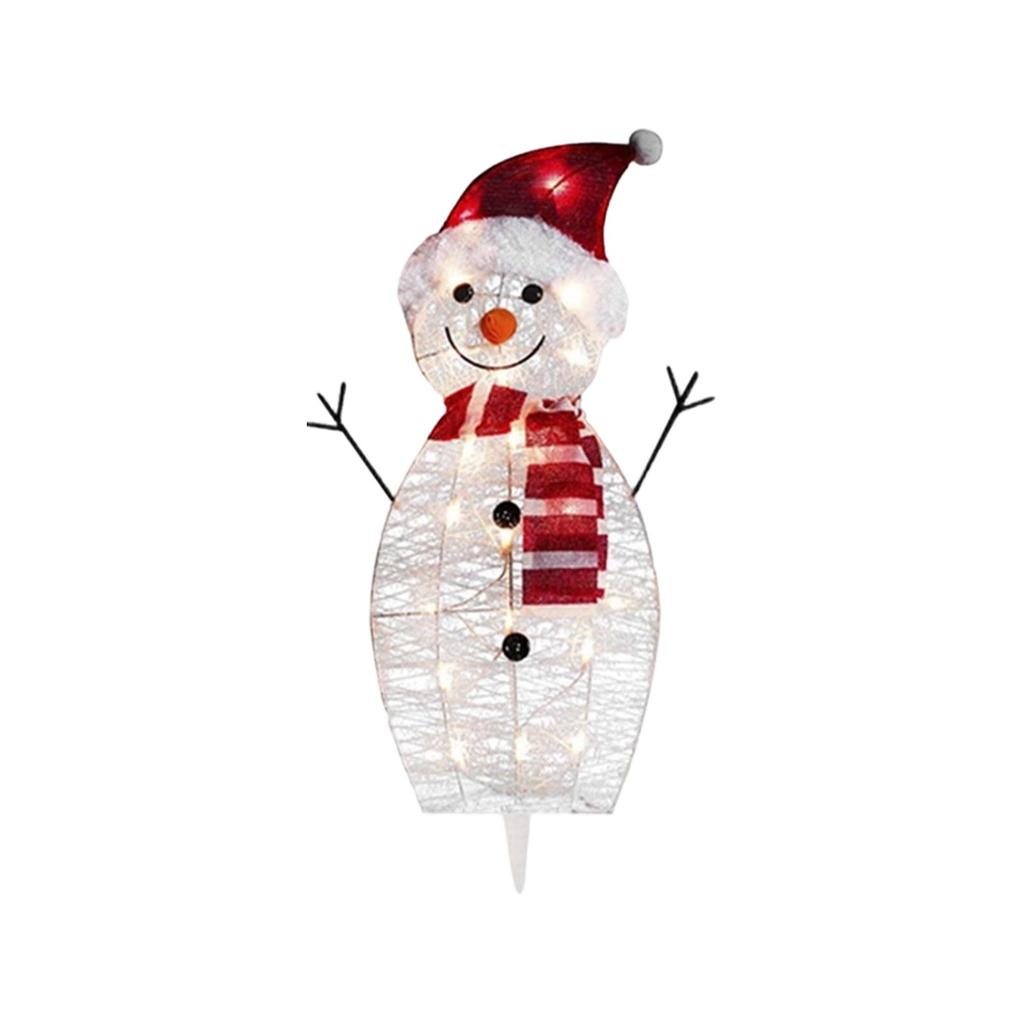 Lighted Snowman Penguin Outdoor Christmas Yard Decorations Animal Stakes