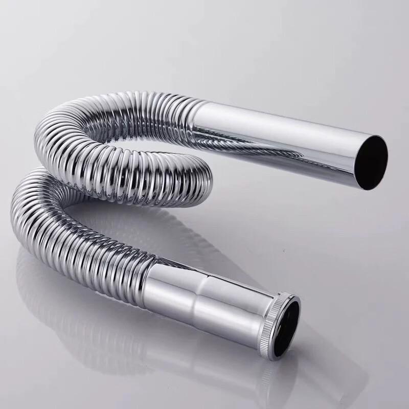 

TLXT Copper Basin Drain Assembly with Corrugated Pipe