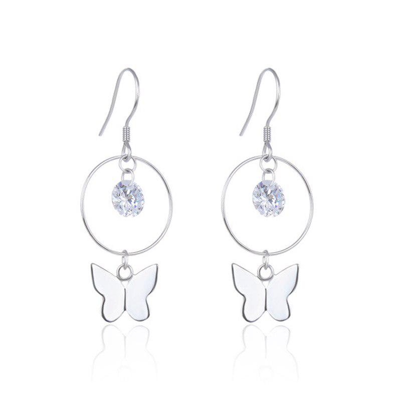 

Танциз стерлингового серебра 925 пробы циркон серьги серьги-капли для женщин подарки на свадьбу серебряный