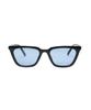 [Sense of Place] Cat-eye Sunglasses for Men AAA5-1WB104 BLK×BLU One