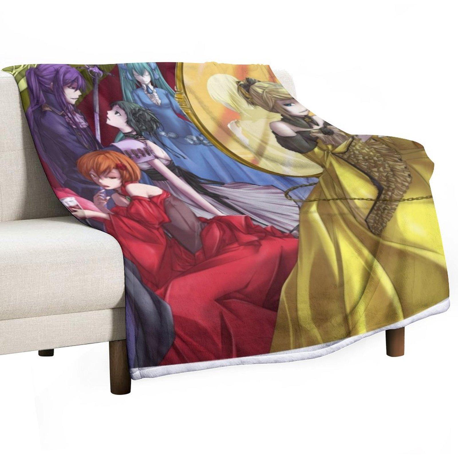 

Evillious Chronicles - VOCALOID Throw Blanket Sofas Camping Softest Blankets For Baby Blankets 30x40in