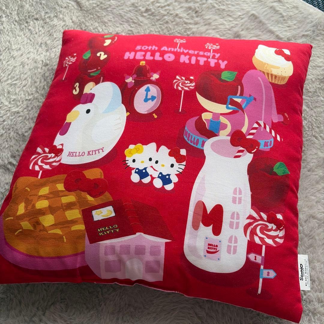 50th Anniversary Hello Kitty Cushion