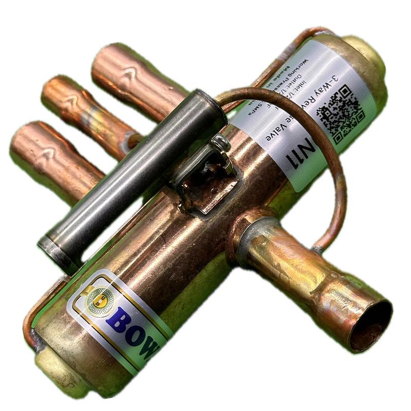 1/2" solenoid reverse valve is used to defrost in air source heat pump or shift primary and secondary condensers in precision AC
