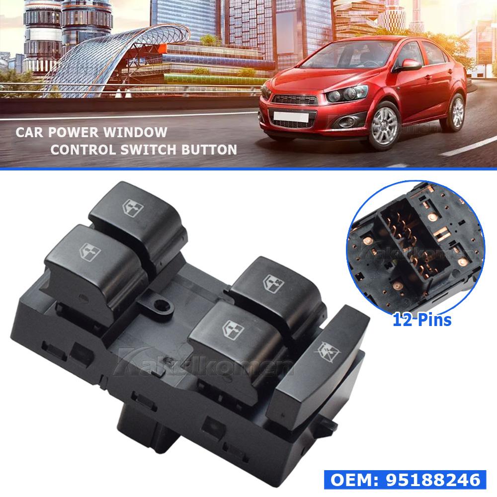 95188246 12Pins Electric Power Master Window Lifter Control Switch For Chevrolet Sonic AVEO T300 Trax Car Push Button Switches
