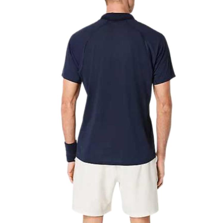 Asics Match Actibreeze Comfortable Versatile Trendy Fashion Short Sleeve Polo Shirt Men Tops 2041A365-400