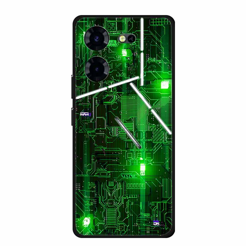 Luxury Case For Tecno Pova 5 Pro 5G TPU Soft Silicone Back Cover for Tecno Pova5 Pro 2023 LH8n Phone Cases Cute 6.78" New etui