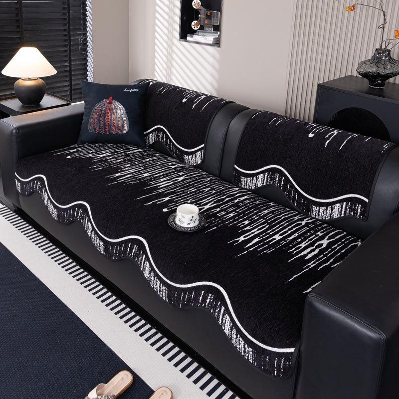 Special-Shaped Sofa Cushion Is Universal In All Seasons  New Light Luxury Sofa Seat Cushion Non-Slip Straight Row High-End Cover Cloth Towel