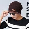 Fashion Warm Hat Scarf Set Knitted Soft Neck Scarf Cap Set Autumn Winter Thicken Fleece Ski Cap Bonnet Hat