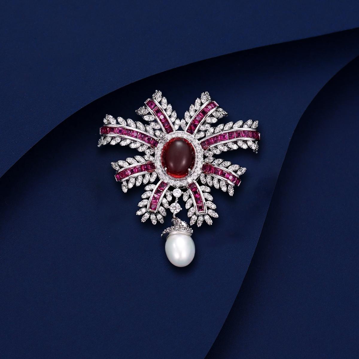 

Autumn Wheat Ear Female Exquisite Fashion Design Luxury Wheat Ear Brooch Suitable For Party And Holiday Gifts