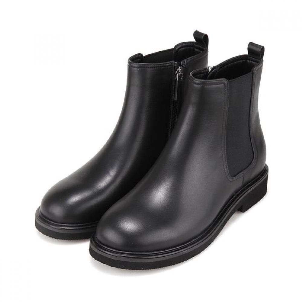 Barbara Leather Basic Chelsea Boots 3cm Bbj812